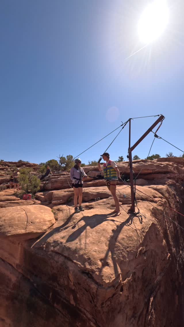 Rope Swing Moab - Our Edge Guides take the utmost safety... | Facebook