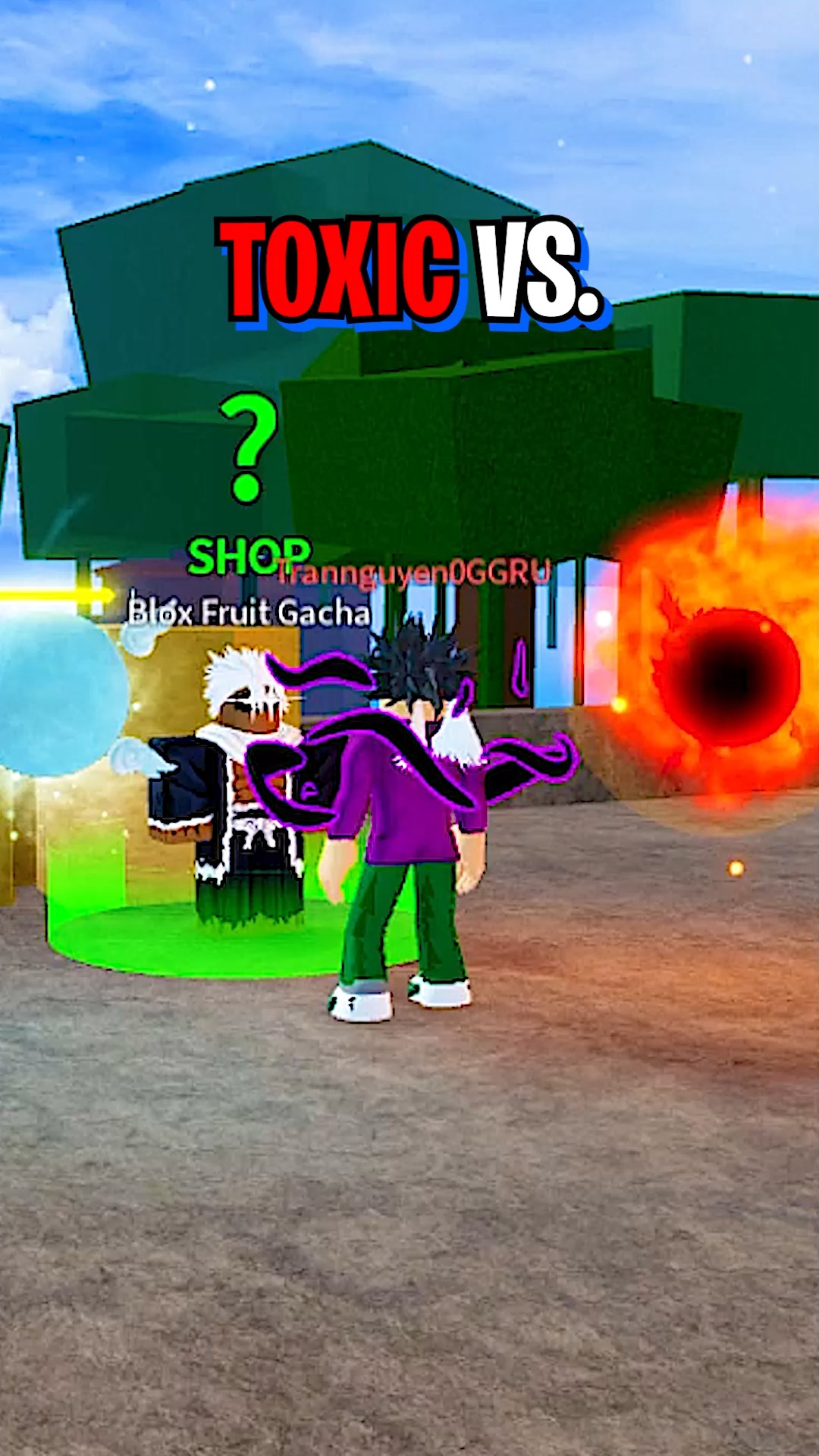 TOXIC PRETENDED to be ME, so I Did This (Roblox Blox Fruits
