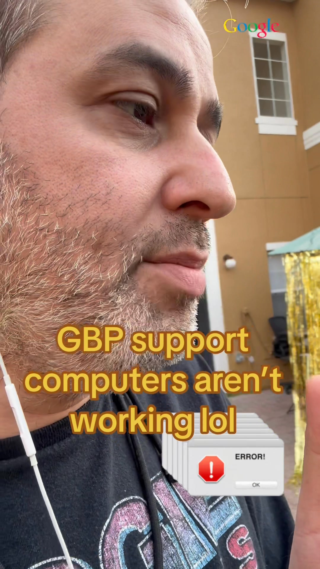 GBP support computers aren’t working lol! I got a call from Google ...
