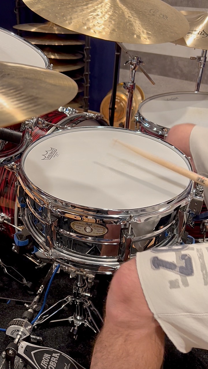 SNARE ALERT: Pearl SensiTone Steel 14”x5.5” 🥁 The ultimate