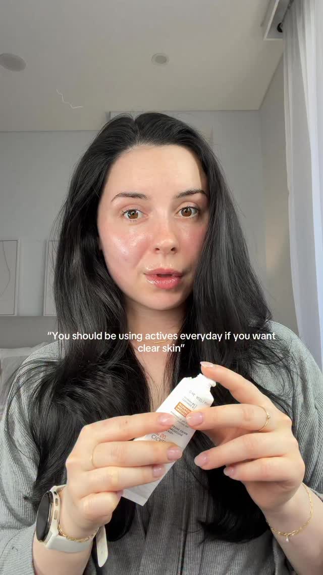 Actives everyday does not = clear skin if anything it = over drive ...