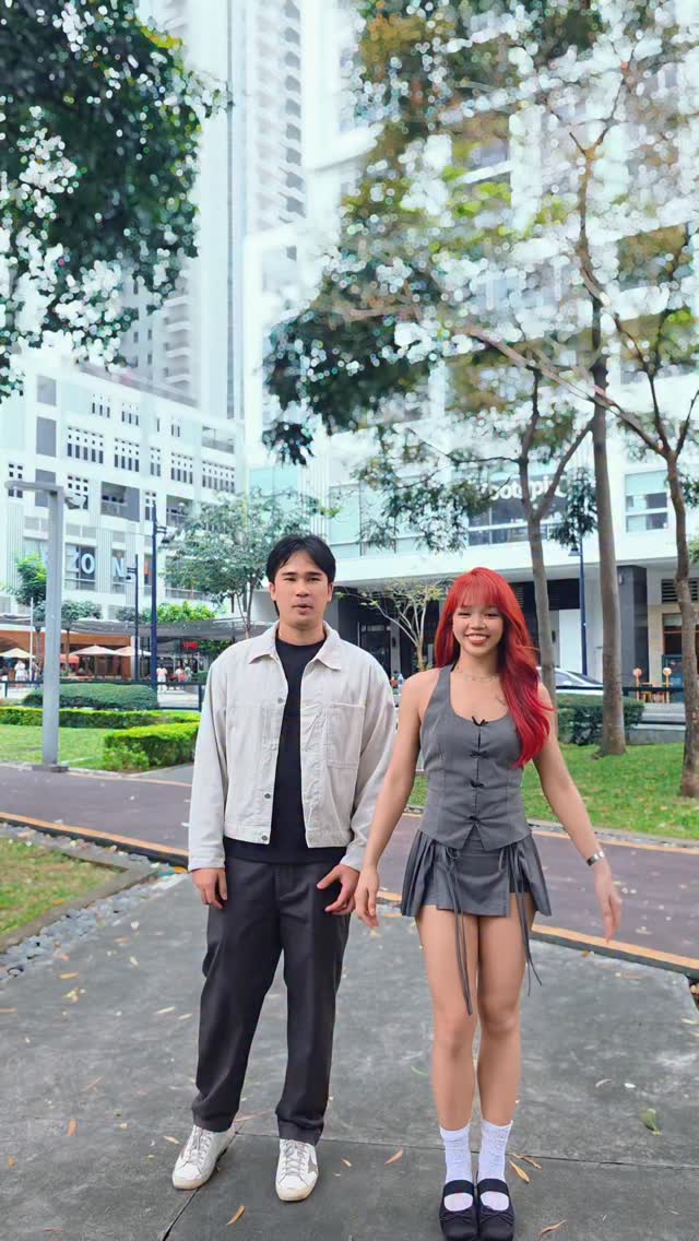 Finally got my nonchalant BF to do this trend 😅 | Innah Bee | Facebook