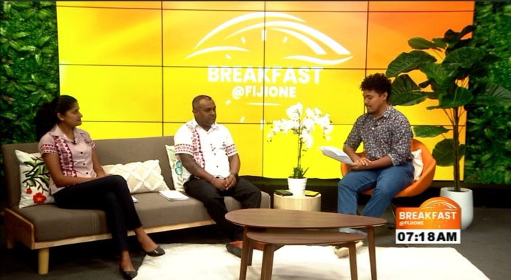 This morning on Breakfast at Fiji One, Host Jonathan Kumar sits down ...