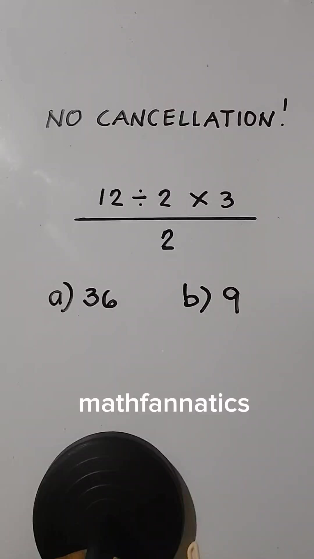 Cancellation is not allowed. Simplify the expression. #QuizChallenge # ...