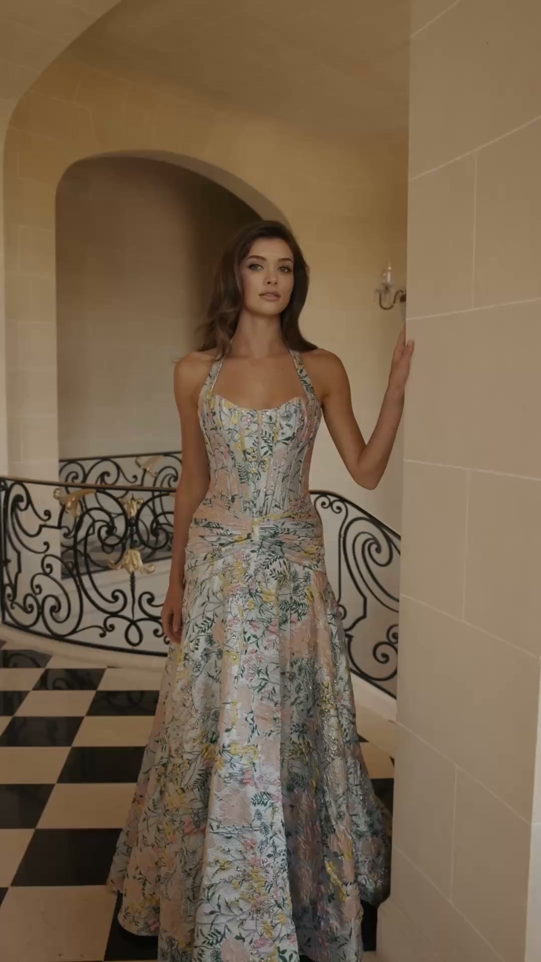 formal approach dresses the print we've all been waiting for 💚✨ Sherri Hill #FormalApproach, #love #obsessed #gorgeous #style #fashion #floral #print #sleek #elegant #green #greendress #hoco #hocodress #hoco2026 #hoco26 Sherri hill prom dress