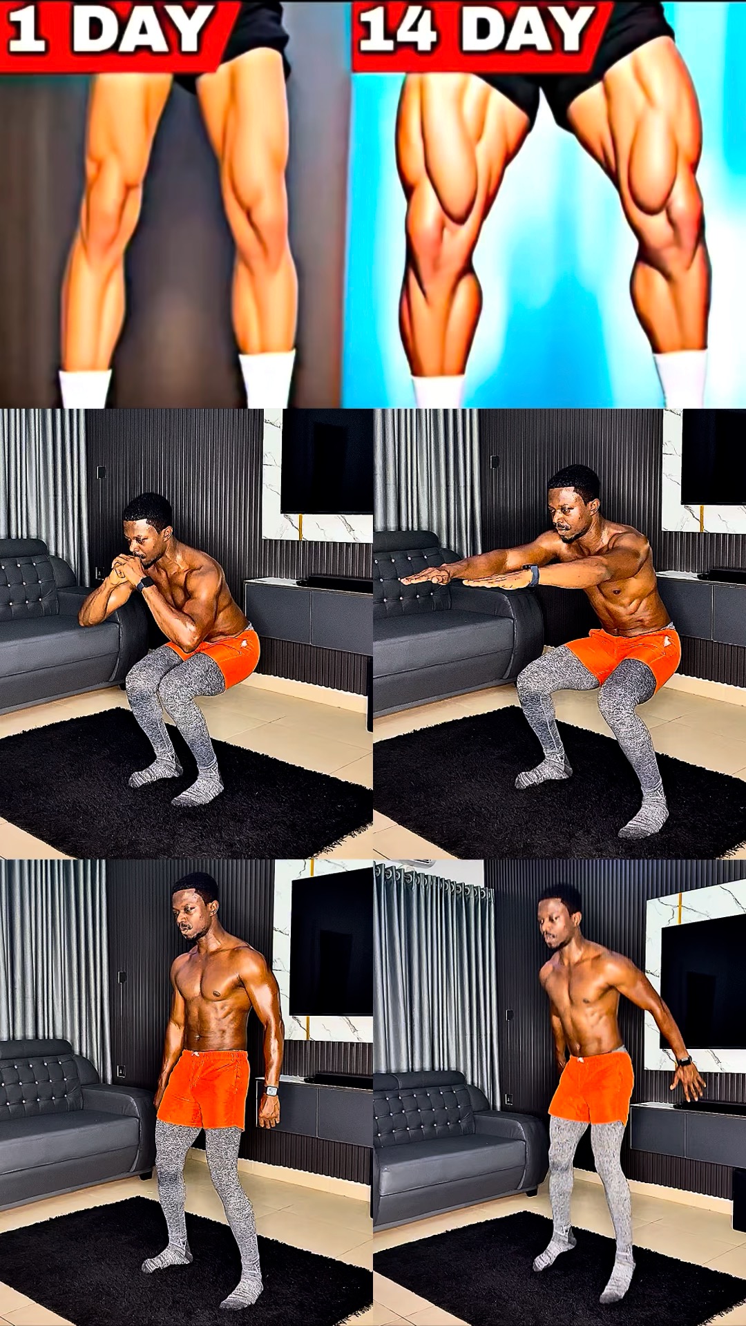 Lower Body Attack: Get Shredded Core & Legs At Home #legworkout # ...