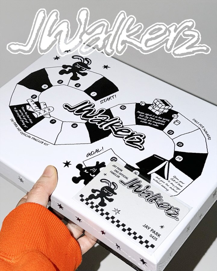 X JAY PARK - JAY PARK 2nd Official Fanclub 'JWalkerz' Member Kit