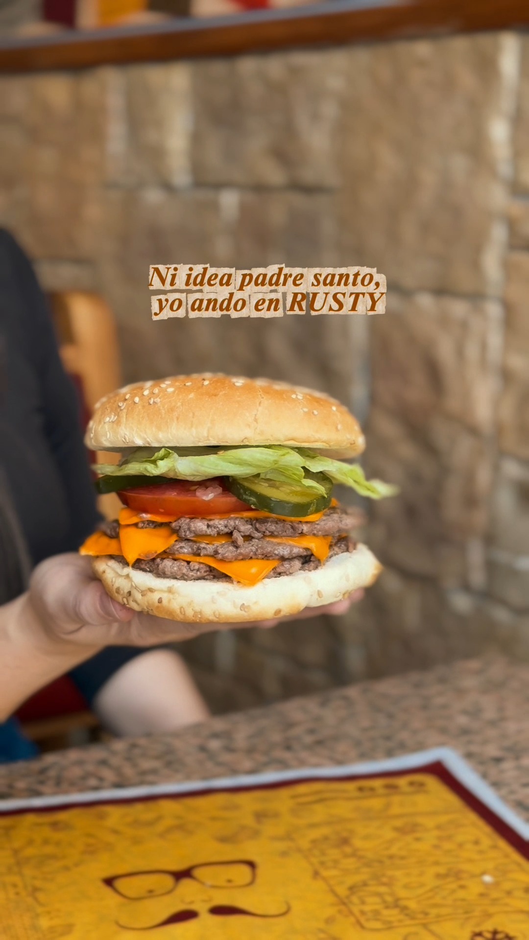 Ni idea, yo solo quiero comer una triple en Rusty y olvidarme de todo ...