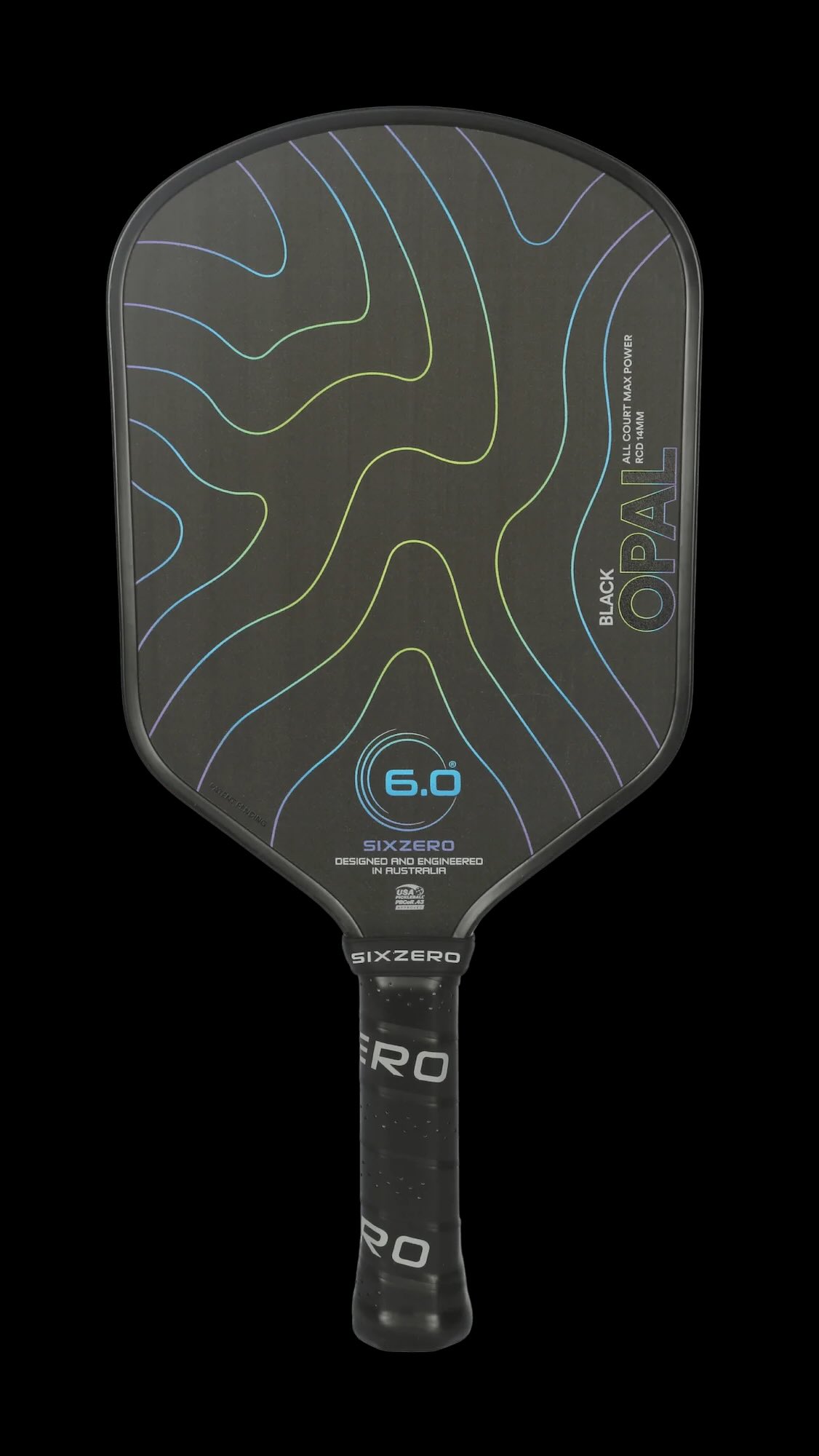Pickleball Paddle, USAPA Approved Carbon Fiber Surface Pickleball Paddles With 14MM Polypropylene Honeycomb Core, Pickleball Rackets With Ergonomic Cushion Grip For Beginner & Pros Gifts For Women Men