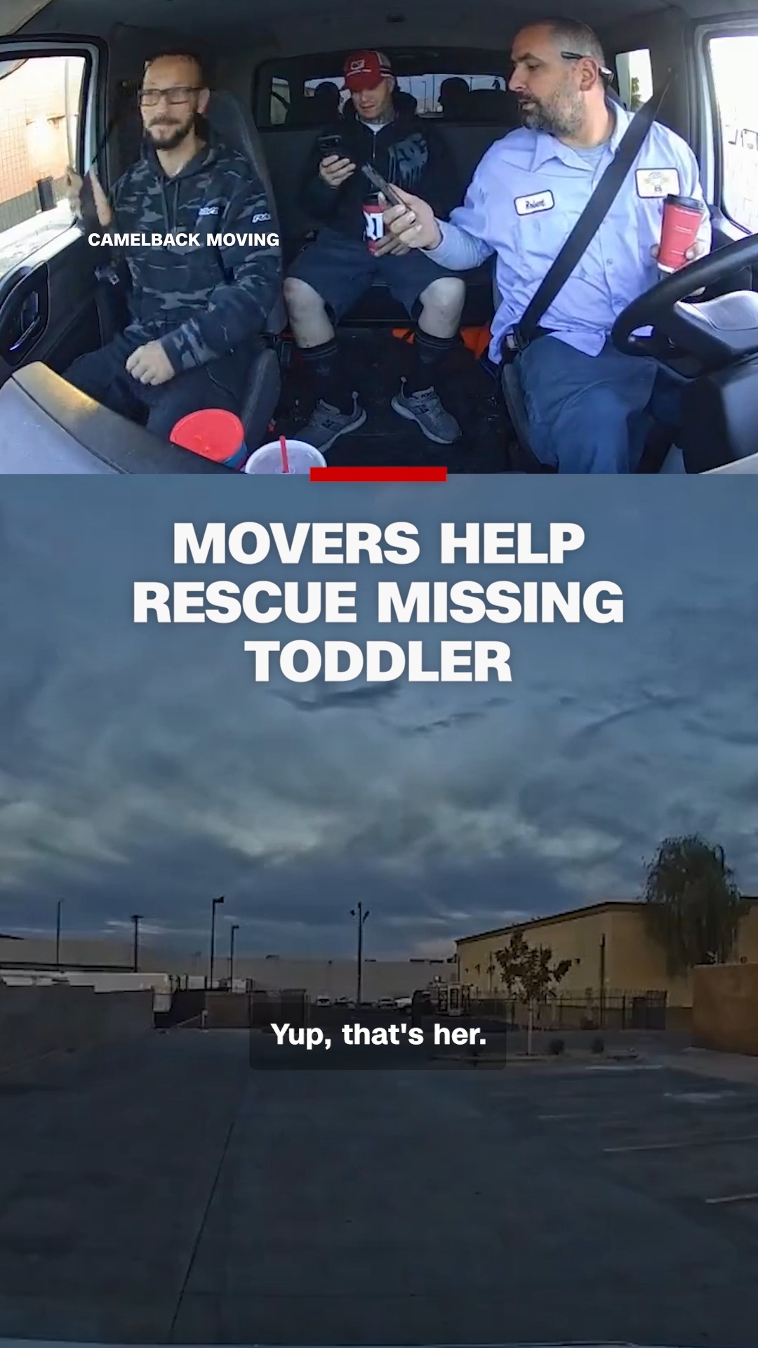 CNN interviewed Ralph Vollmert, a mover on his usual morning route who ...
