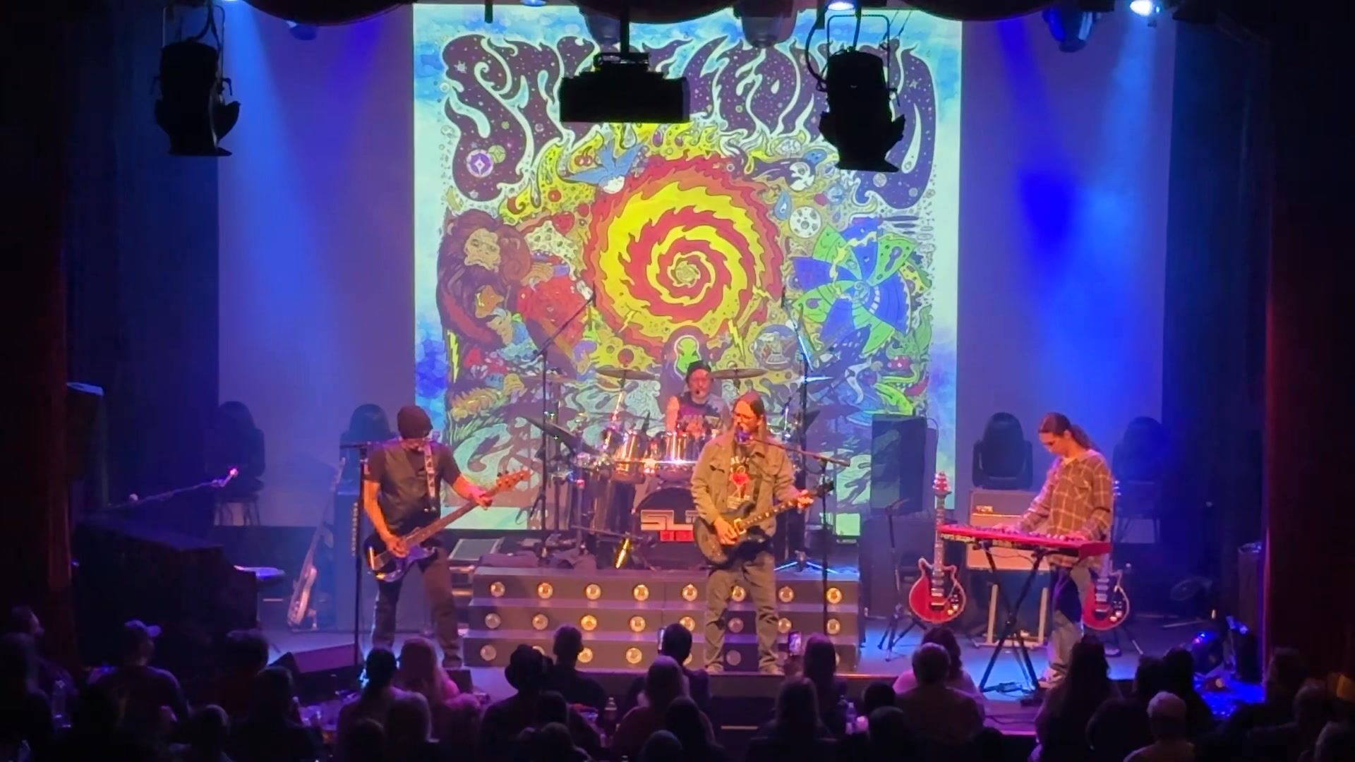 Rowan on keys with the Steve Leonard Trio+1 @ the Sellersville Theater ...
