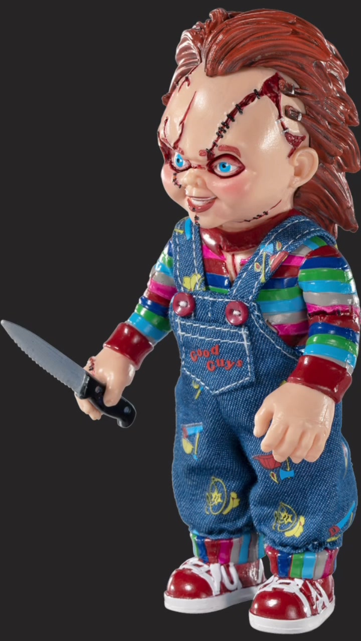 Figurine Chucky Pliable Et Articulée - The Noble Collection - 14 Cm - Accessoire Couteau Inclus - Collectionneur Et Fan Dès 17 Ans