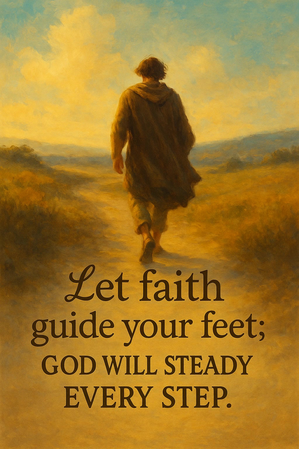 When the path feels uncertain, breathe and trust His gentle hand. Small ...