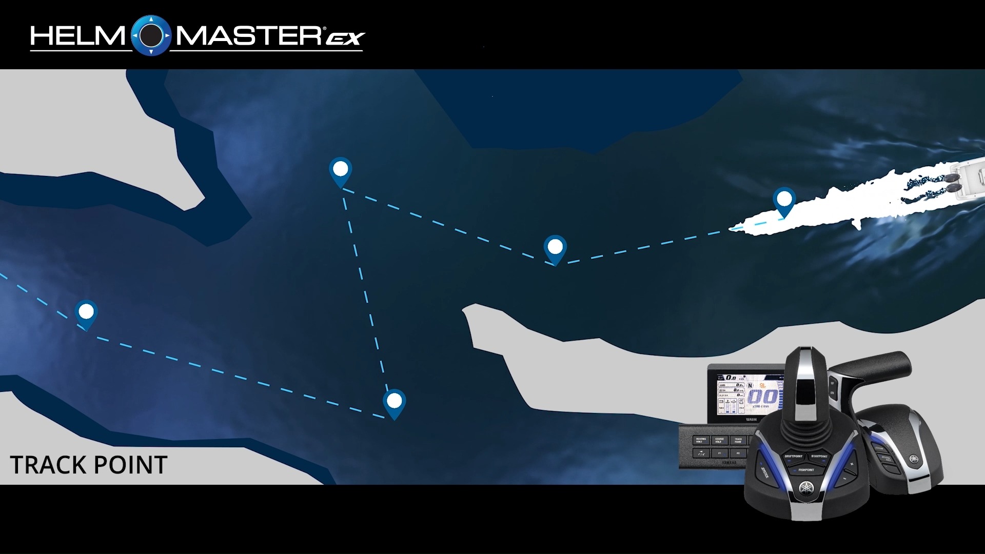 Helm Master EX TrackPoint Mode! Set your waypoints and let the ...