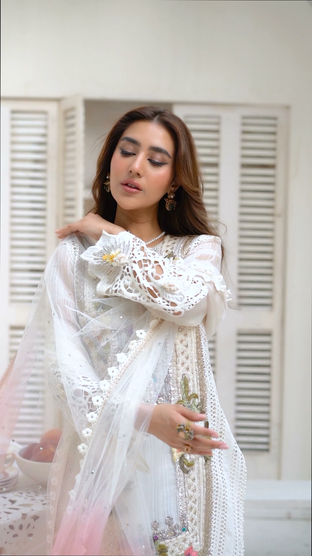 Light, airy, and embroidered to perfection – our new cotton chikan dress is here to steal the spotlight!, Book Your Attire Now: https://bit.ly/f-164, ., ., ., ., ., ., #KhudaBakshByRashidSidhu 