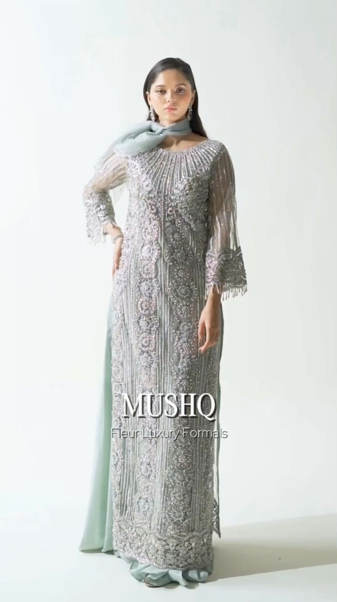 mushq formal dresses 🌸✨ Elevate your style with Fleur Luxury Dresses! ✨🌸 , Introducing **Nuru** – a divine piece crafted from a delicate net canvas in enchanting soft lilac. This stunning dress boasts dev-position-ma-cherie:number:1