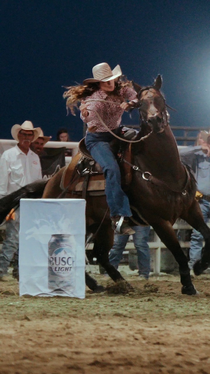 “Fast turns, flying dirt, and a bond that doesn’t need words 🐎 Barrel ...