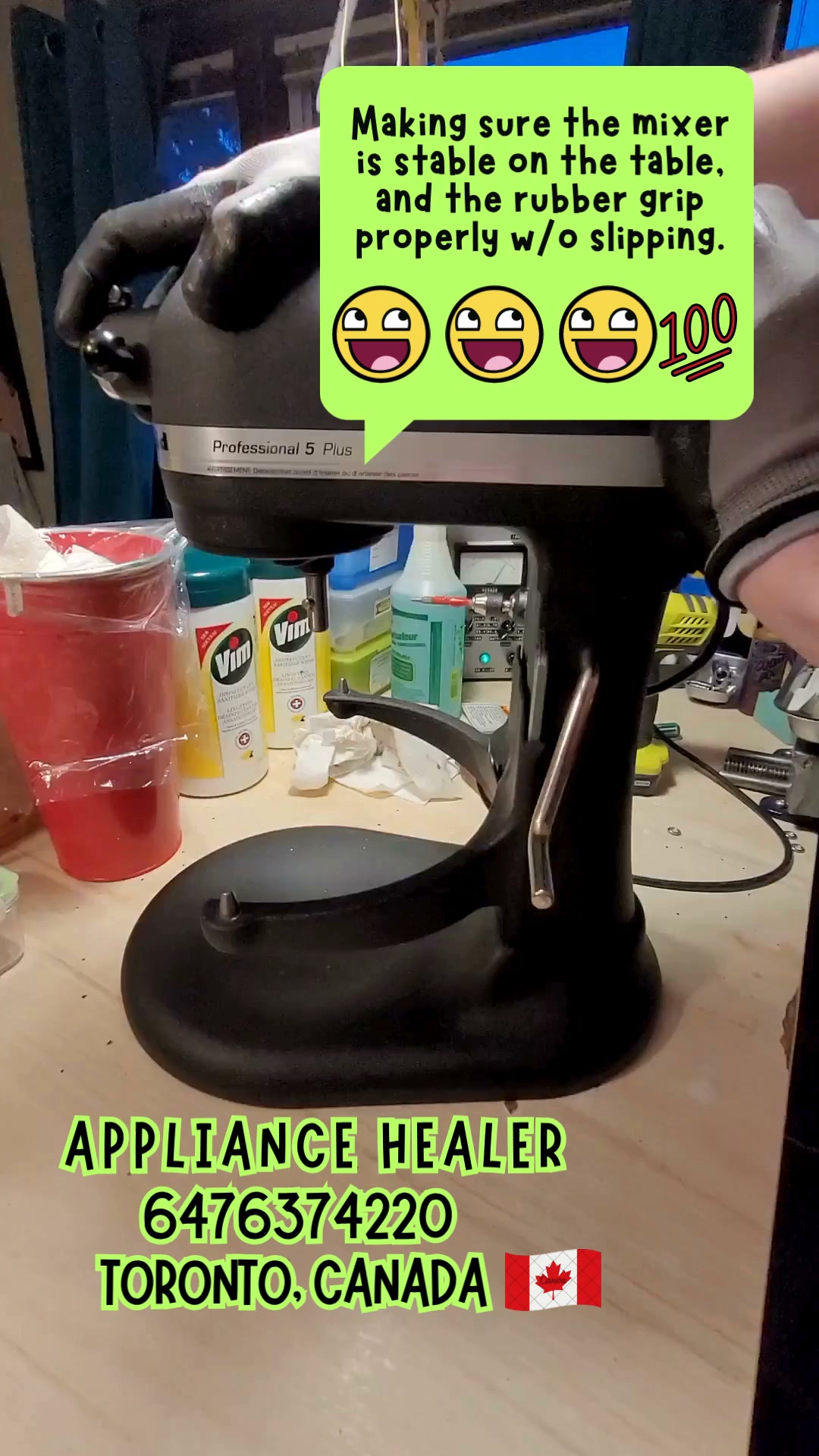 Kitchen Aid stand mixer repair service