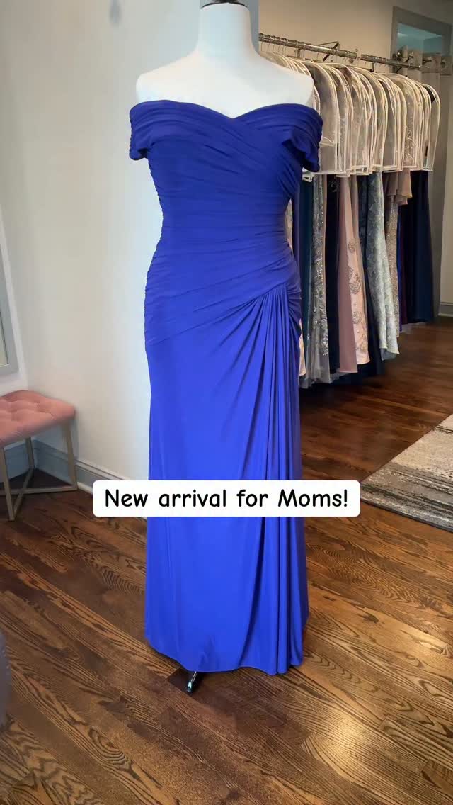 homecoming dresses mechanicsburg pa We are LOVING our newest mother’s dress! With an off-the-shoulder neckline, rouching and just the right amount of draping, this gown is a YES 🥰 | Taylored for You Bridal Boutique sleeve_type:Long Sleeve