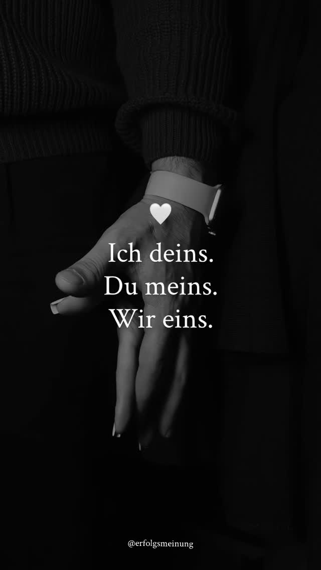 Ich deins. Du meins. Wir eins. 💌 🫶🏻 Folge uns gerne für deine tägliche ...
