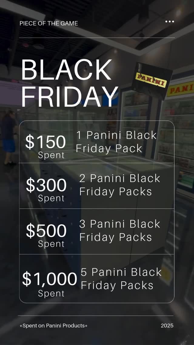 The Panini Black Friday packs are straight fire this year! Starting ...