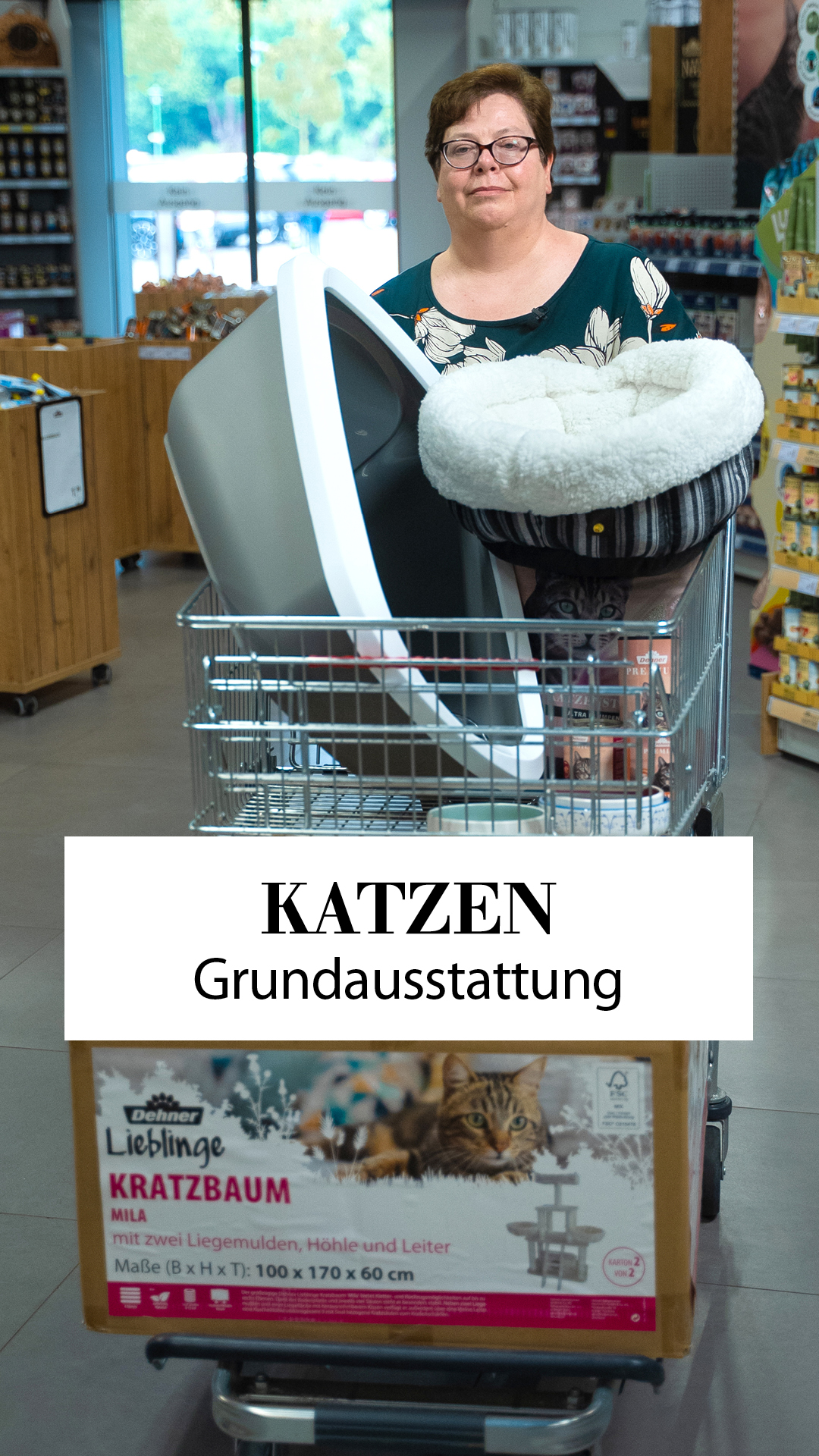 🐱 Eine Katze zieht ein? , Mit diesen 4 Basics schaffst du eine gute Grundlage für einen entspannten Start: , ✅ Katzenklo, ✅ Kratzbaum, ✅ Futter- & Wassernapf, ✅ Gemütlicher Rückzugsort, Was fehlt dir