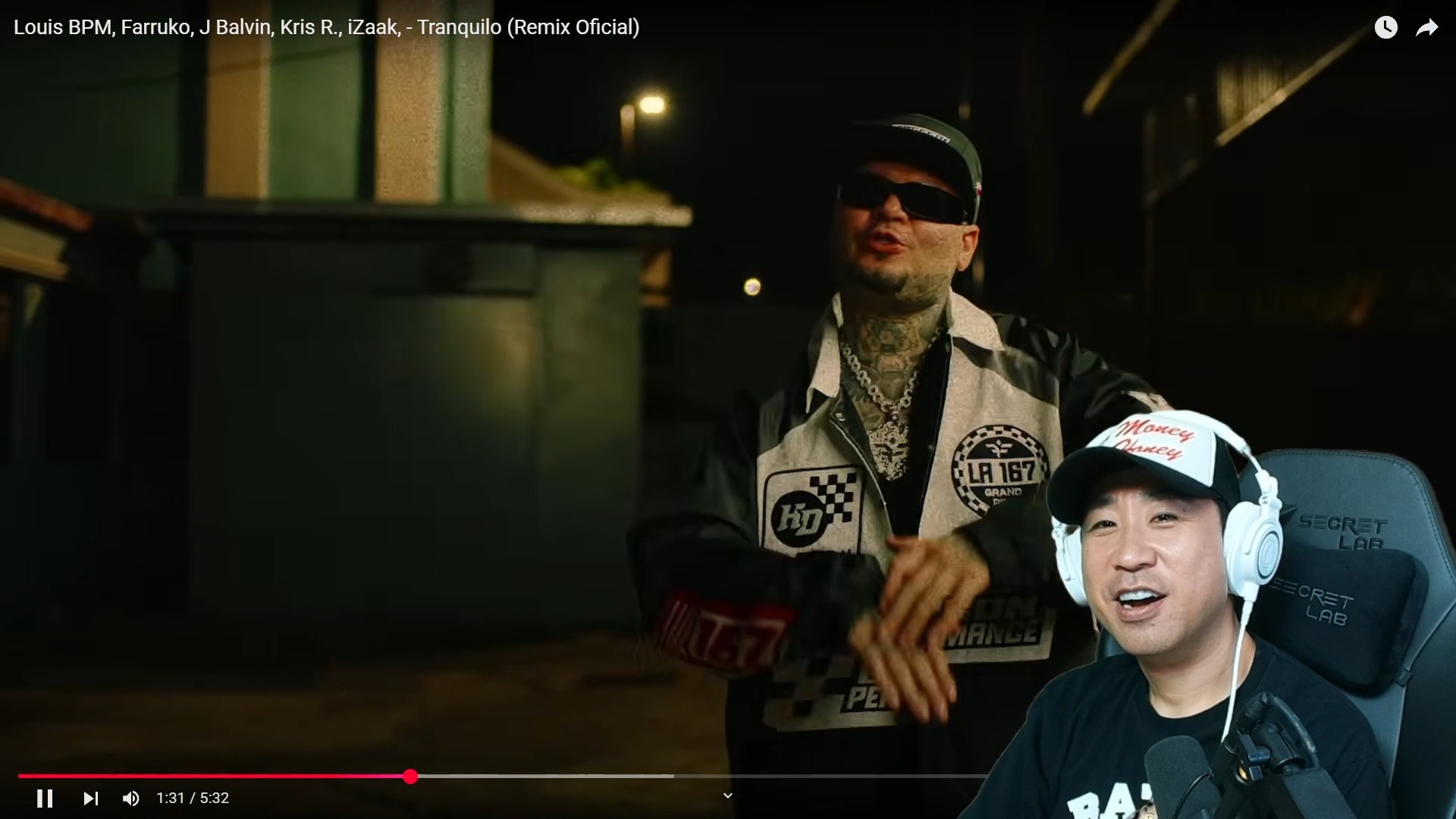 Coreano Loco reacciona a Tranquilo Remix 🤯🔥 Louis BPM, Farruko, J ...