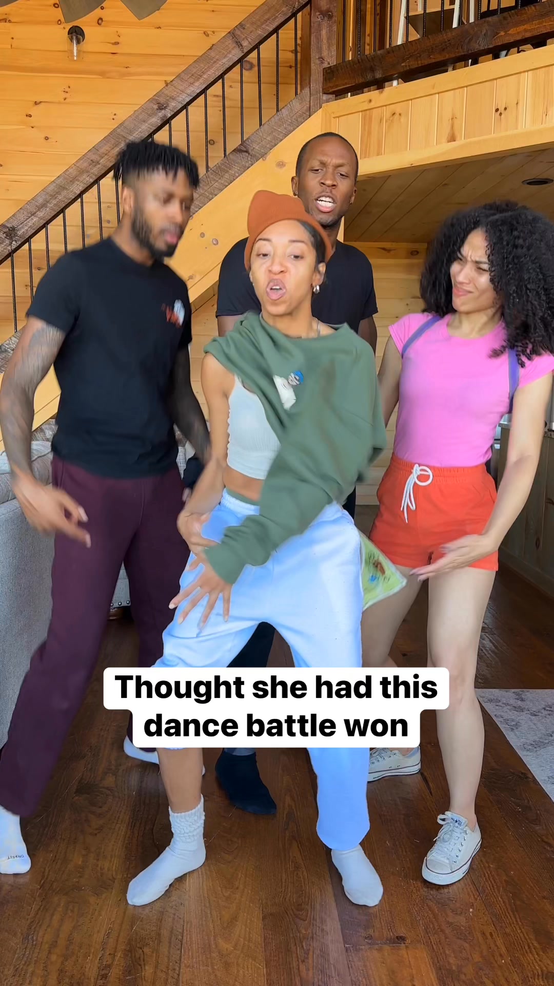 Thought she had this dance battle won | Chan & Jamal | Facebook
