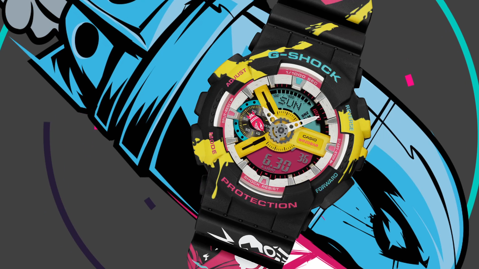 We begin with the rugged GA-110 and bring the popular and
