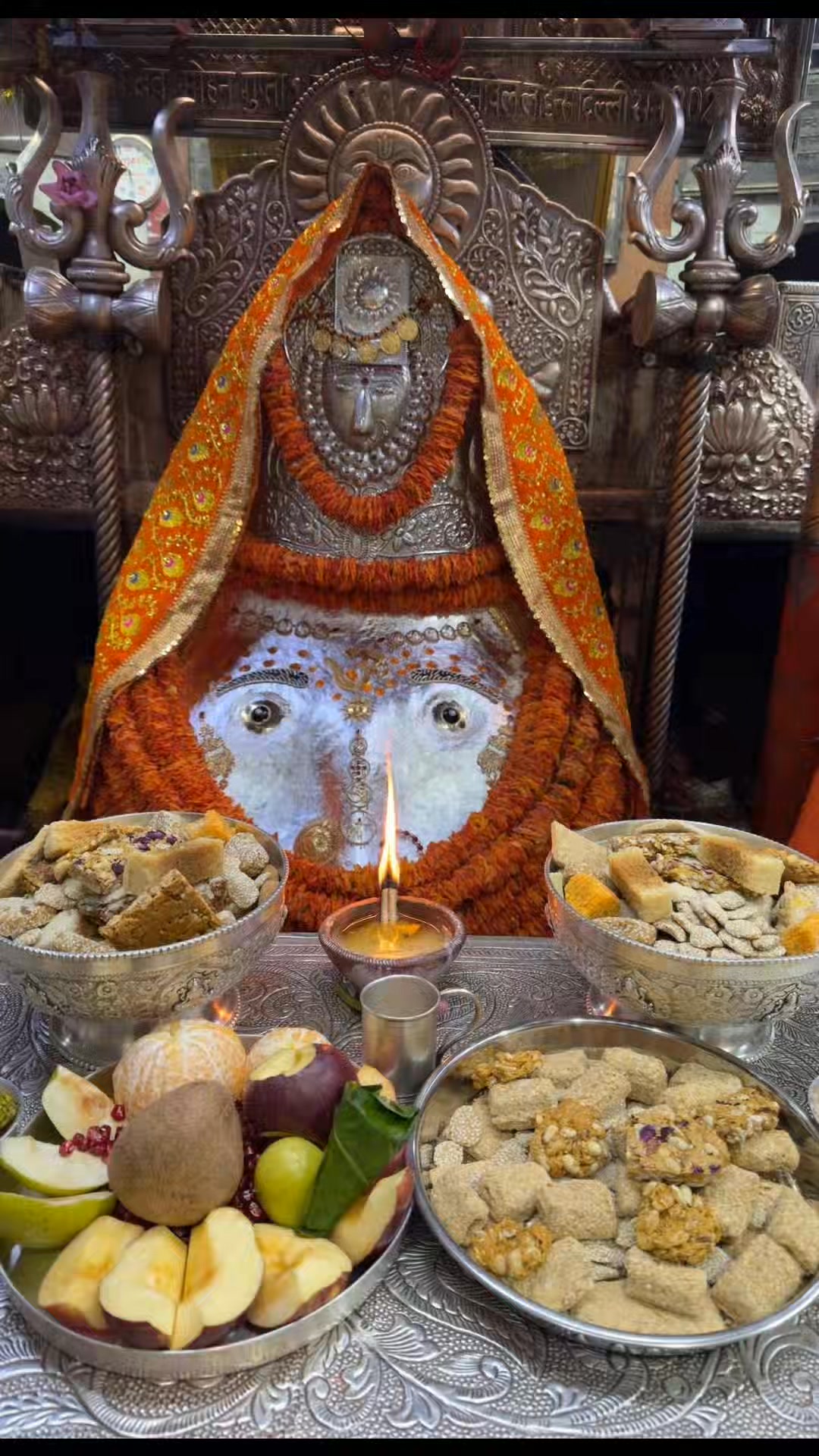 Shri Kalkaji Maa ke Aaj Subah arti ke Darshan 🙏🪔🌹 #jaishriram | Kalkaji ...