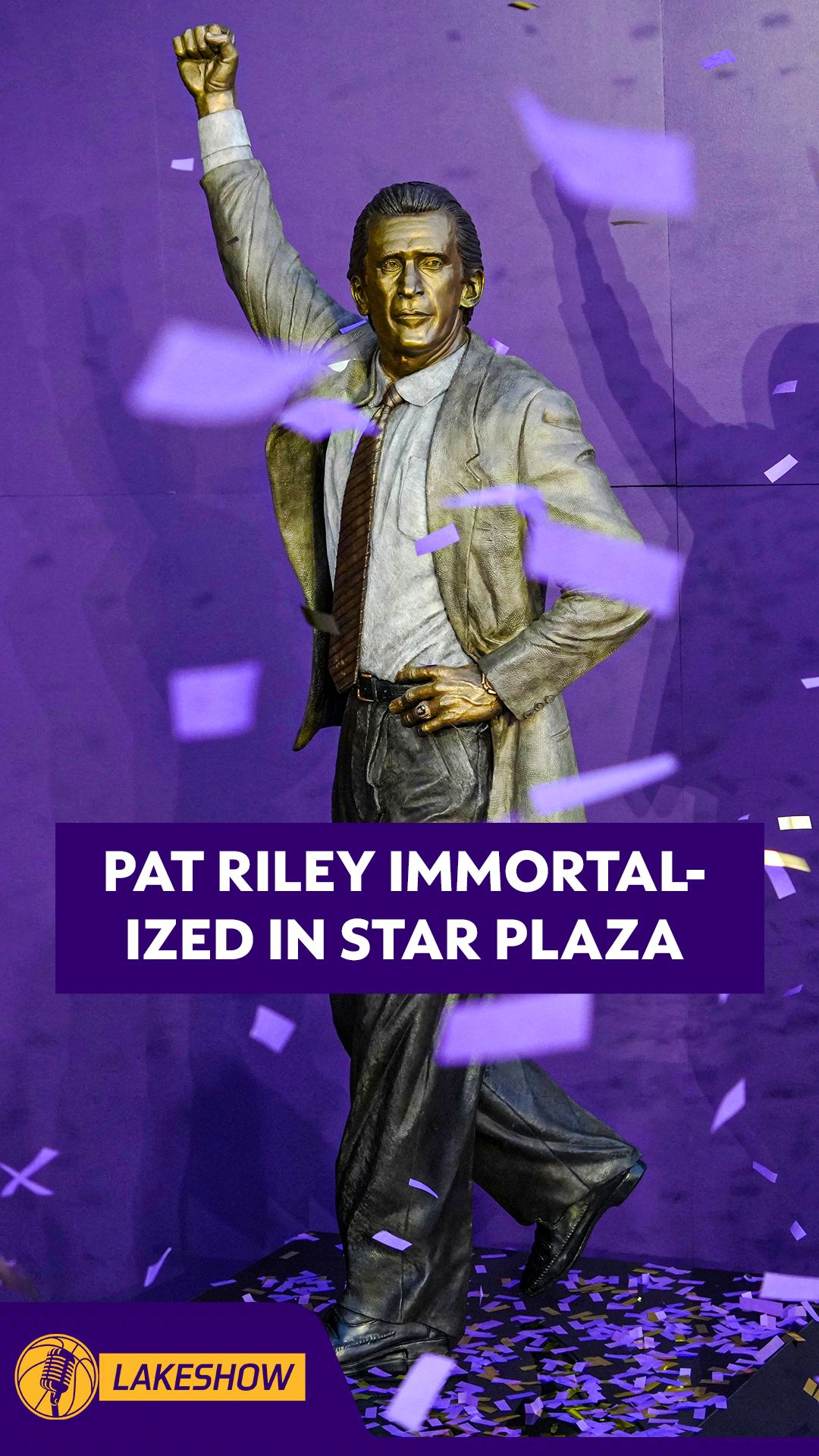 Geeter takes us behind the scenes of the Pat Riley statue ceremony 🏆 A ...