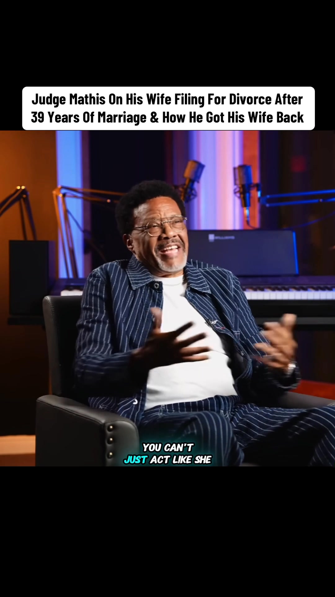 Judge Mathis On His Wife Filing For Divorce After 39 years Of Marriage ...
