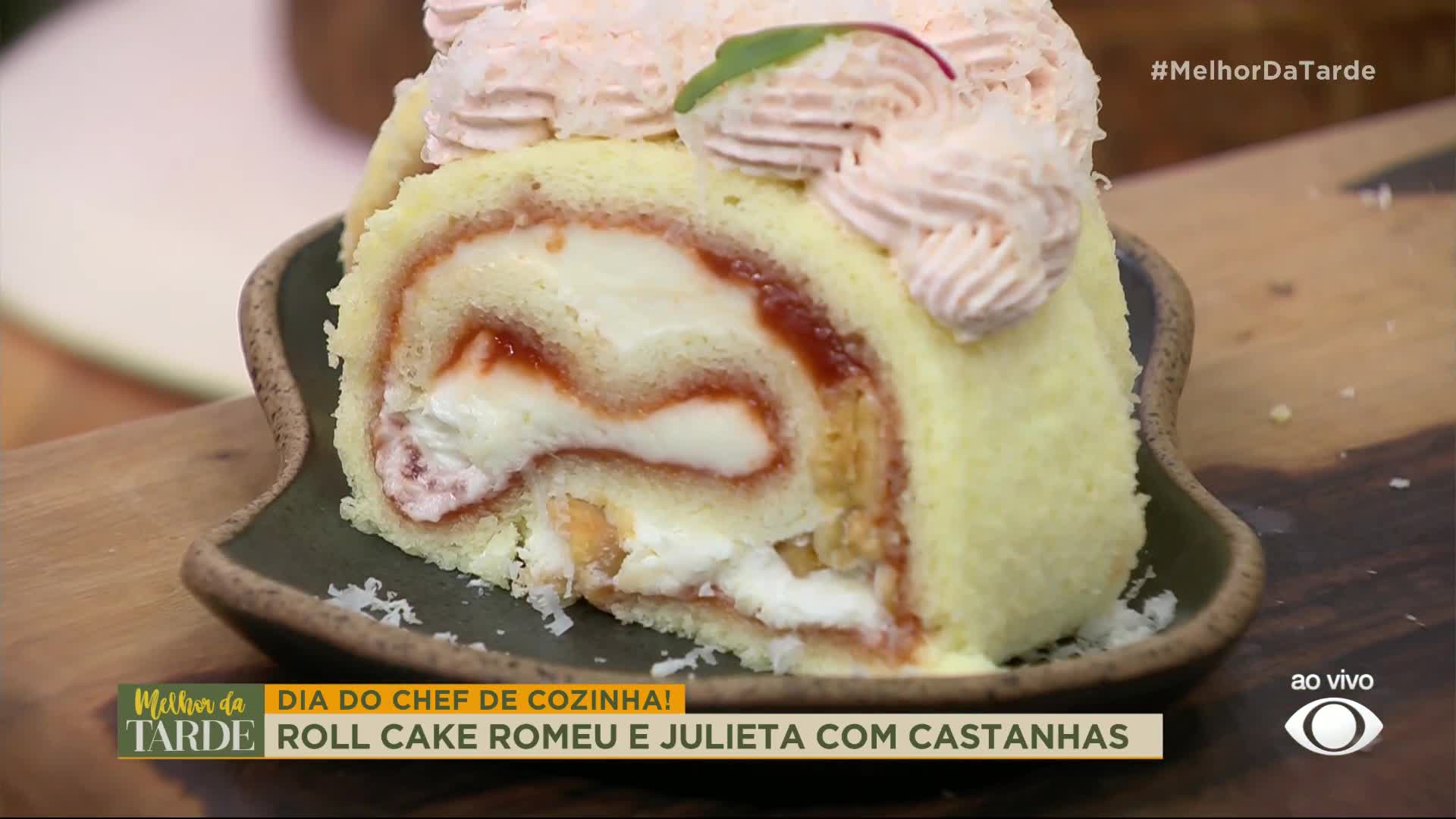 ROLL CAKE DE ROMEU E JULIETA: aprenda receita de Matheus Rosa, chef ...