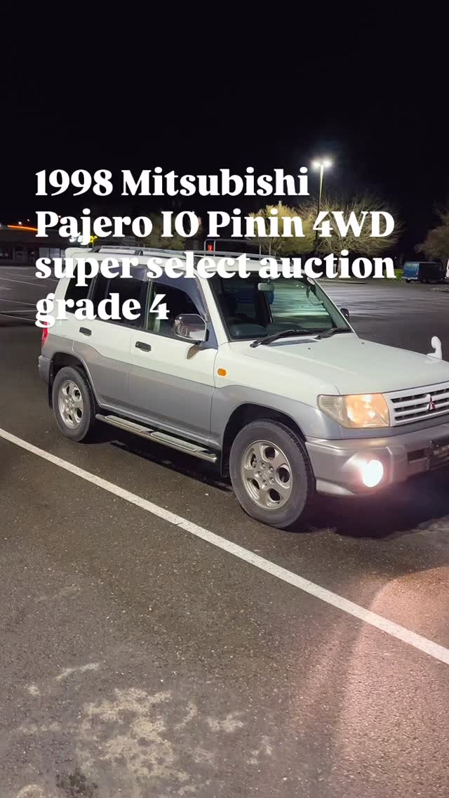 1998 Mitsubishi Pajero IO Pinin 4WD super select auction grade 4