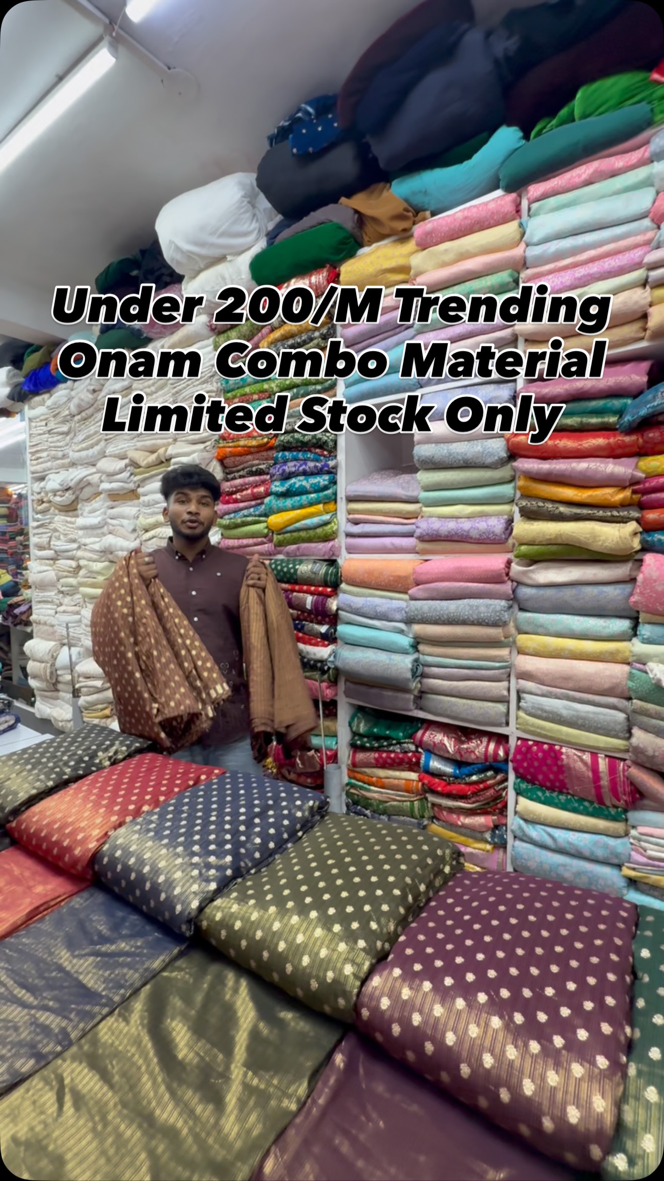 Parag Fashion Mgroad wedding material . In Video Aleemshah Aleem best dress materials shop Ernakulam , kochi . Online service available 📌 . Parag fashion Mgroad +919074449402 . . . . . . . . . . . . . . . . . . . . . . . . . . . #ernakualm #ernakulam 