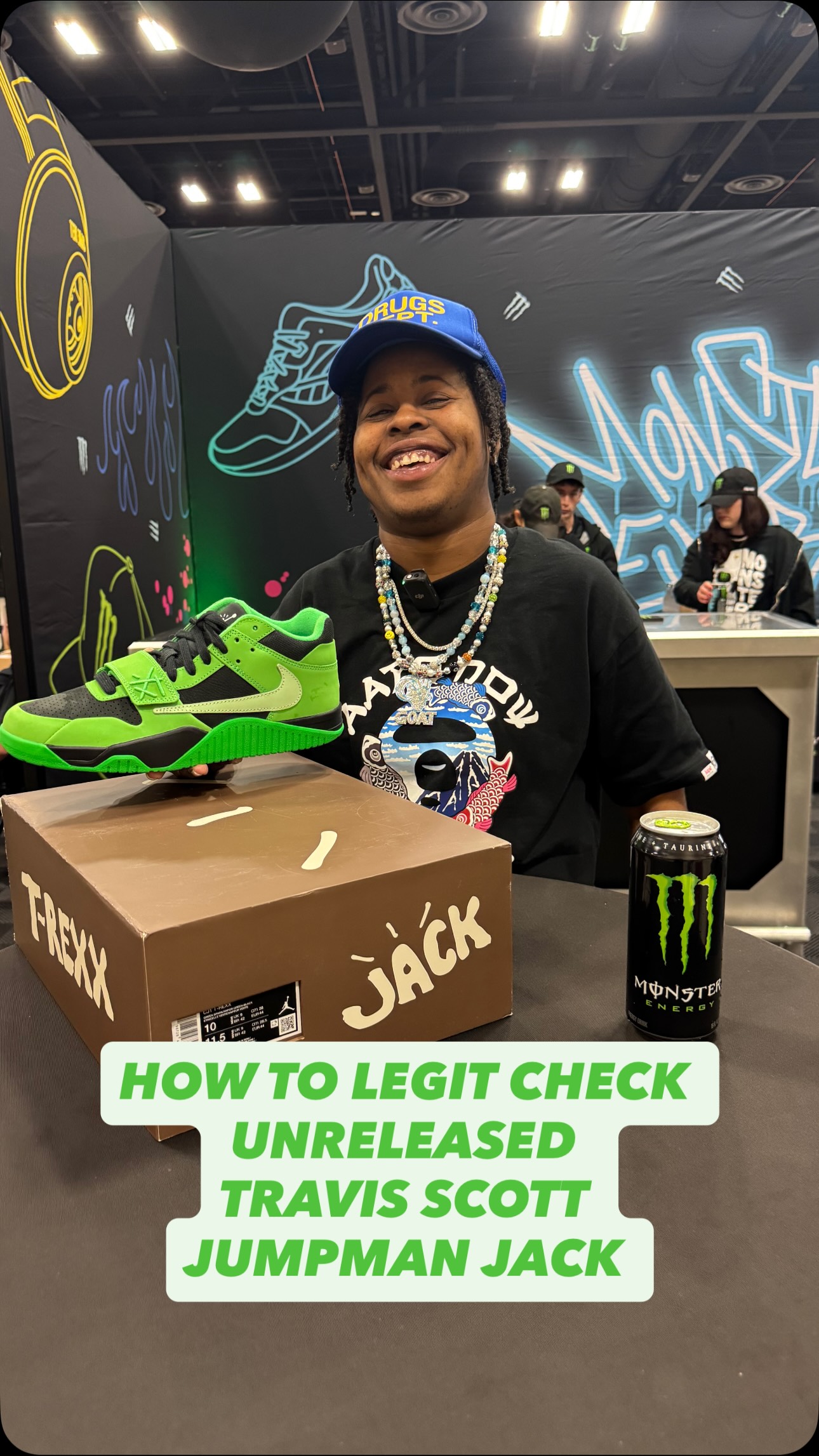 Legit check unreleased Travis Scott Jumpman Jack Green Spark with 