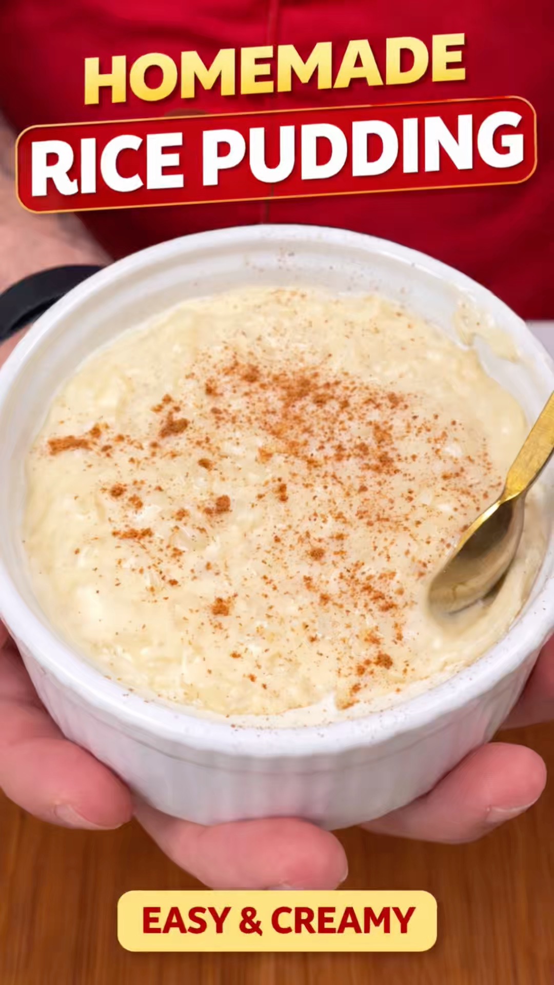 Old-Fashioned Creamy Rice Pudding 🍚 This is the rice pudding I grew up ...