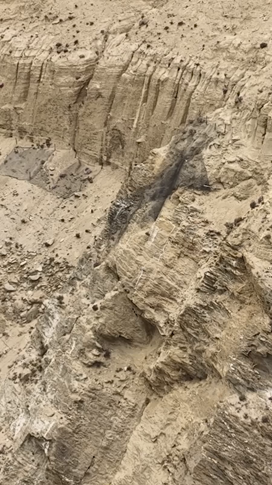 Here's a look at the rock blasting work we're doing on State Highway 6 ...