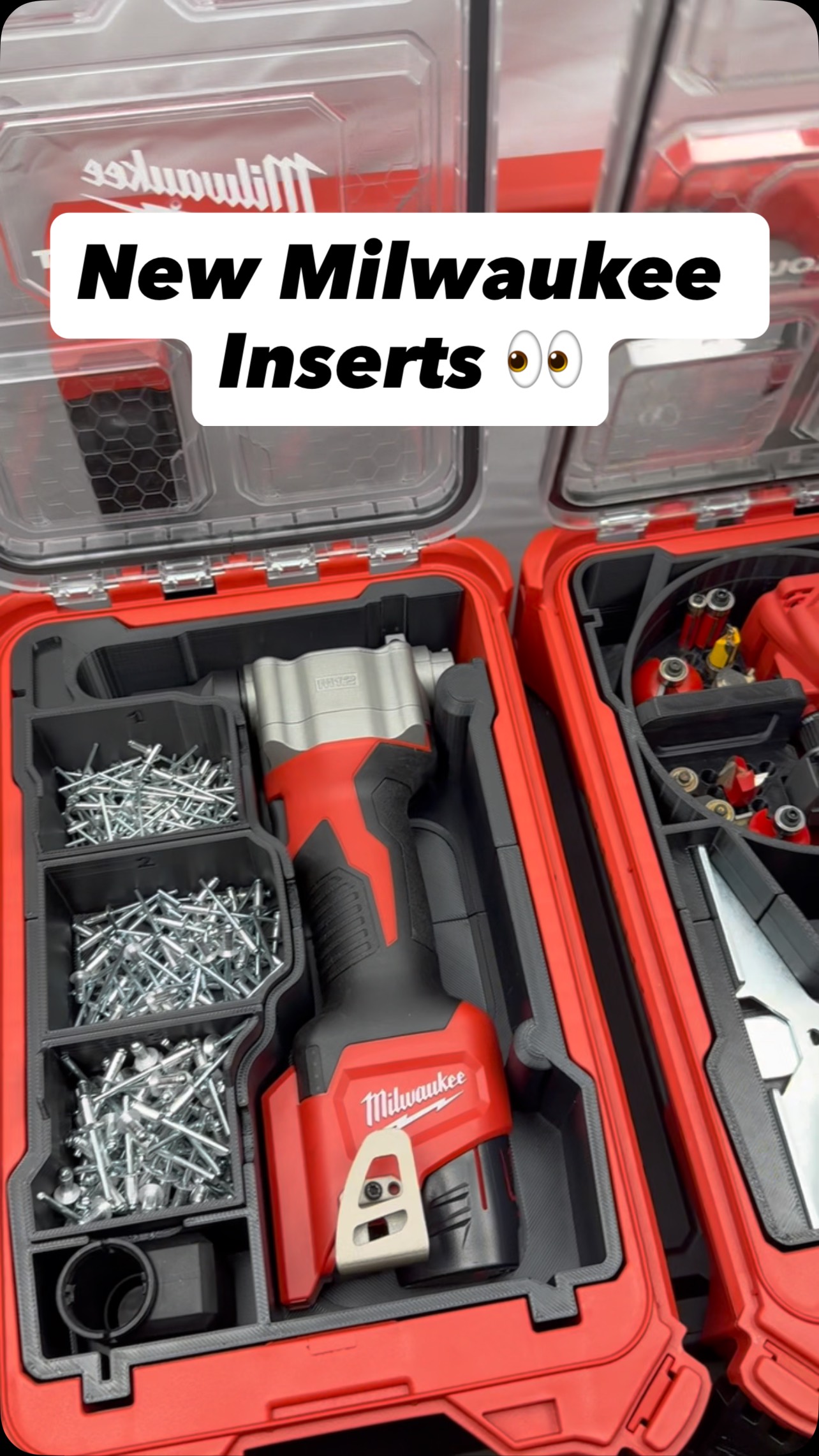 New Milwaukee Packout Inserts 👀🔥 🔧 M18 Router Insert – Keeps your ...