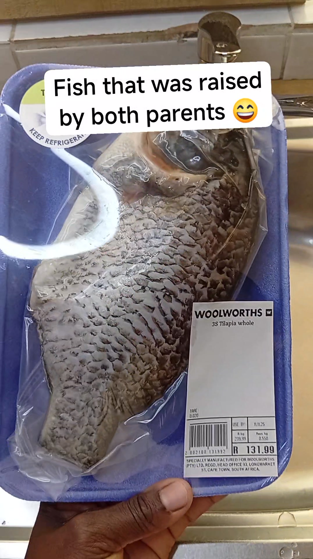 This fish was raised by both parents 😄😄 #foodie #fish #reelsviralシ ...
