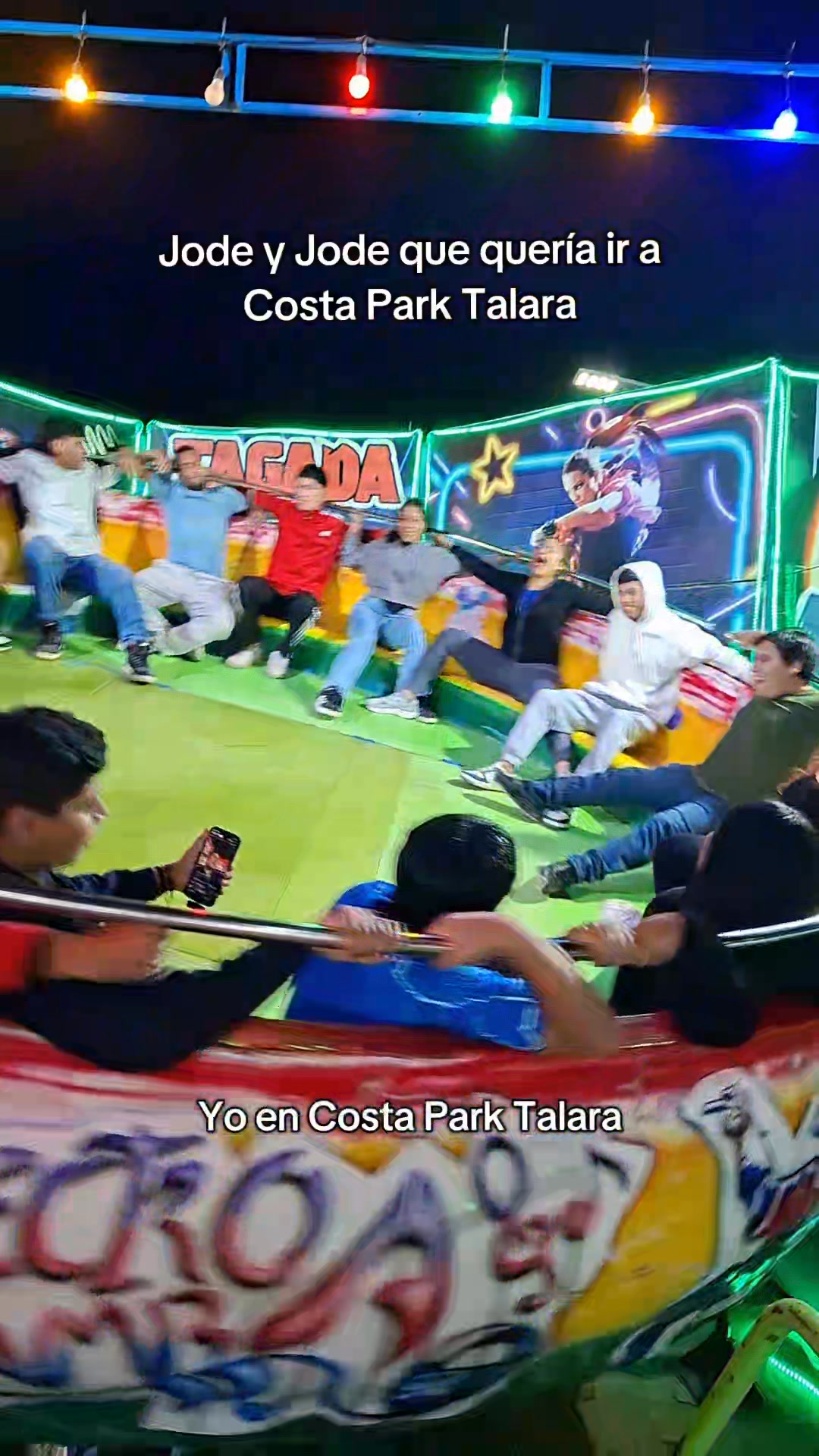 Mi primera vez en el Tagada en Costa Park Talara 🤣🤣 #Humor #Tagada # ...