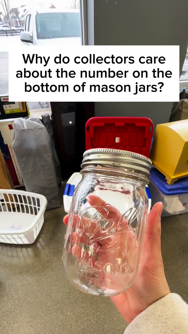 Why do collectors care about the #13 on this mason jar? That