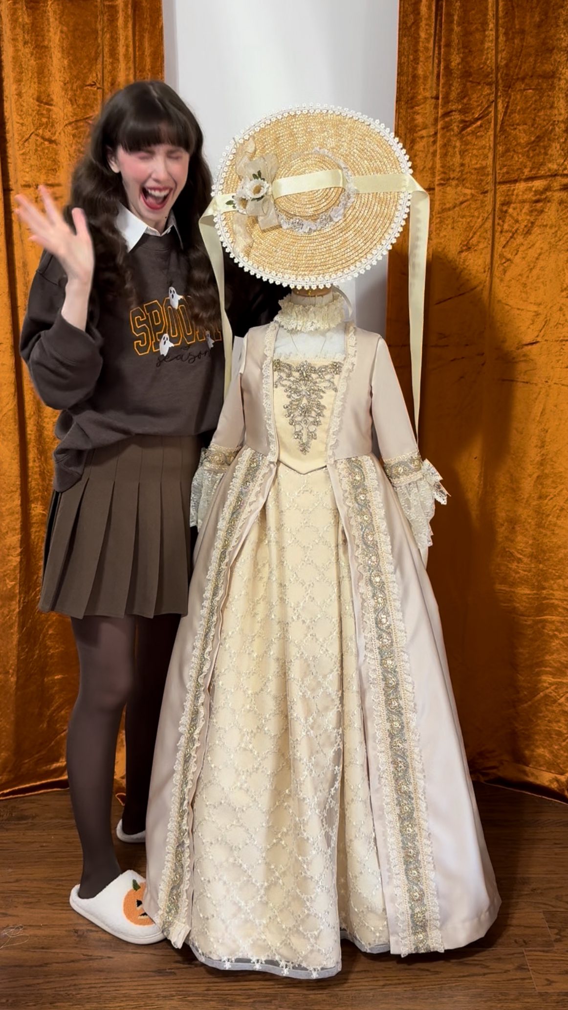 white and gold dress halloween costume I Made a Children's 18th Century in Five Days 6=handle=darkash=richmond-ridged-wide-chest-of-6-drawers-dark-ash