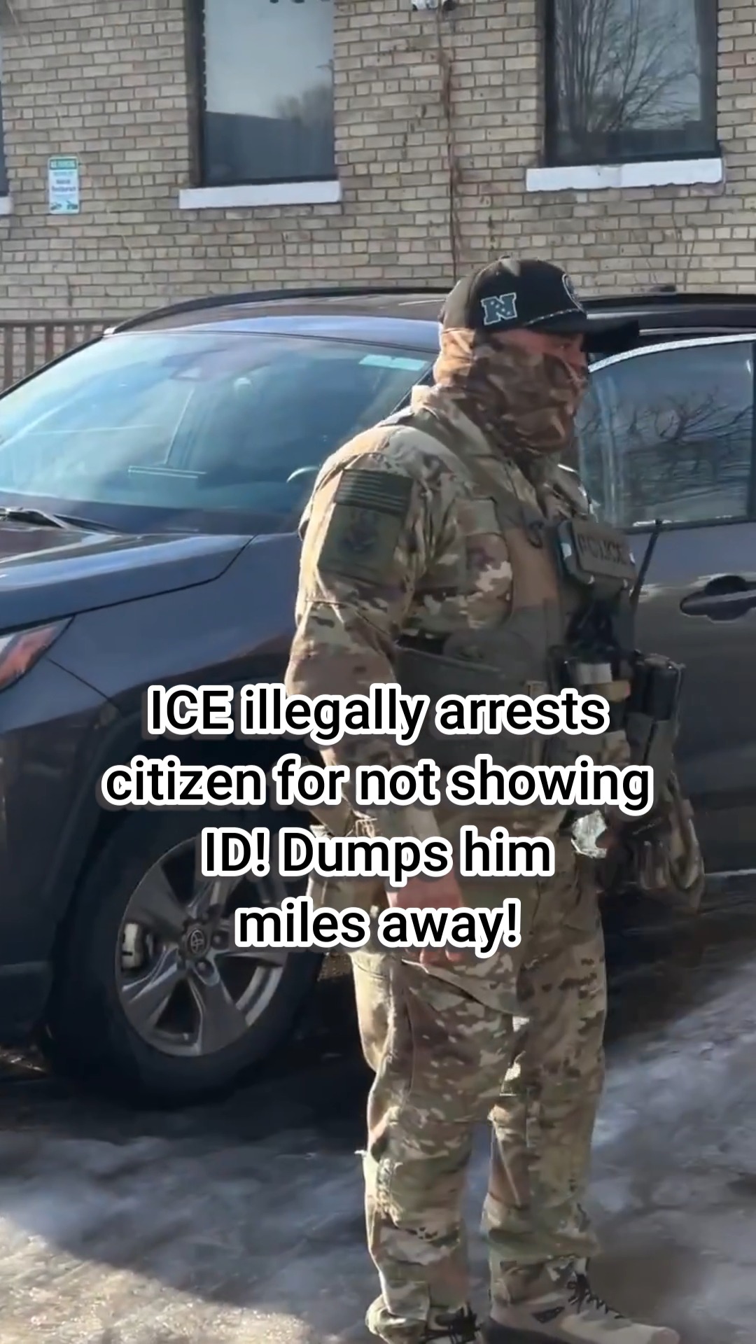 🚨Video captures ICE agents illegally arresting a U.S. citizen for not ...