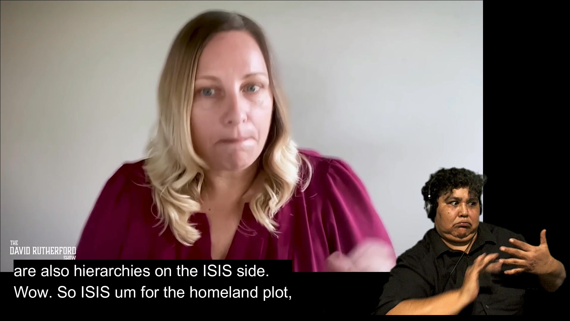 Deaf Pick: Former CIA tracker Sarah Adams on The David Rutherford show ...
