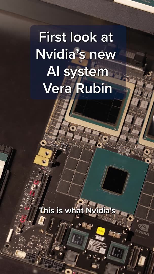 CNBC got an exclusive first look at Vera Rubin, Nvidia’s next AI system ...