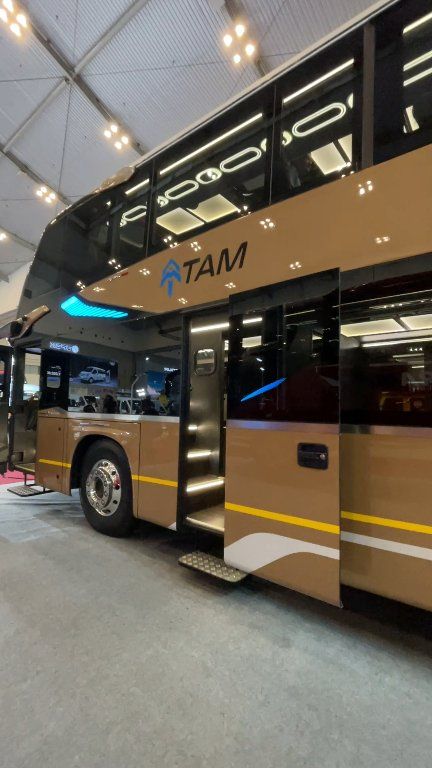 Luxury interior of the double-decker bus #indonesianbus #busworld # ...