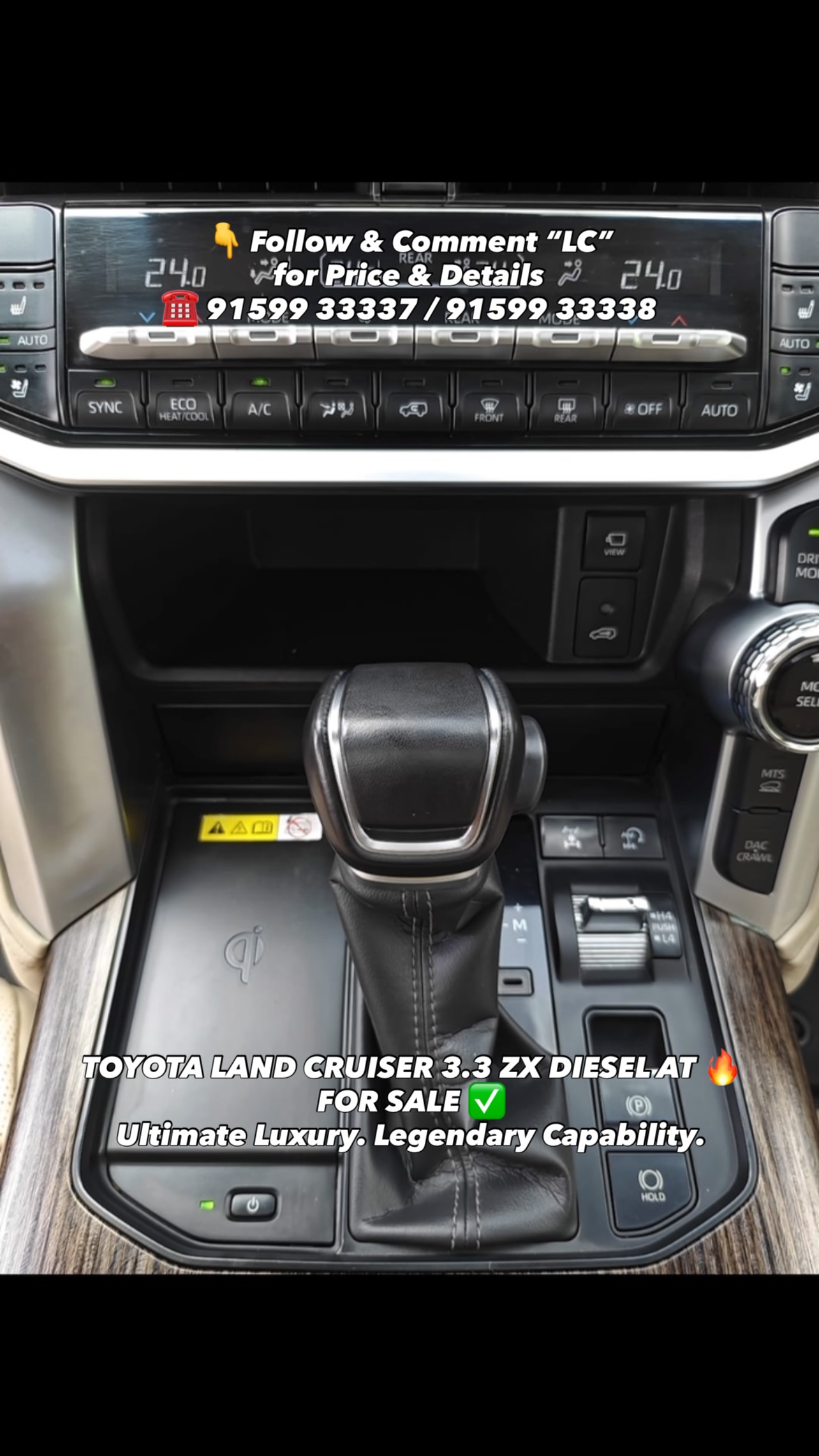TOYOTA LAND CRUISER 3.3 ZX DIESEL AT 🔥 👇 Follow & Comment “LC