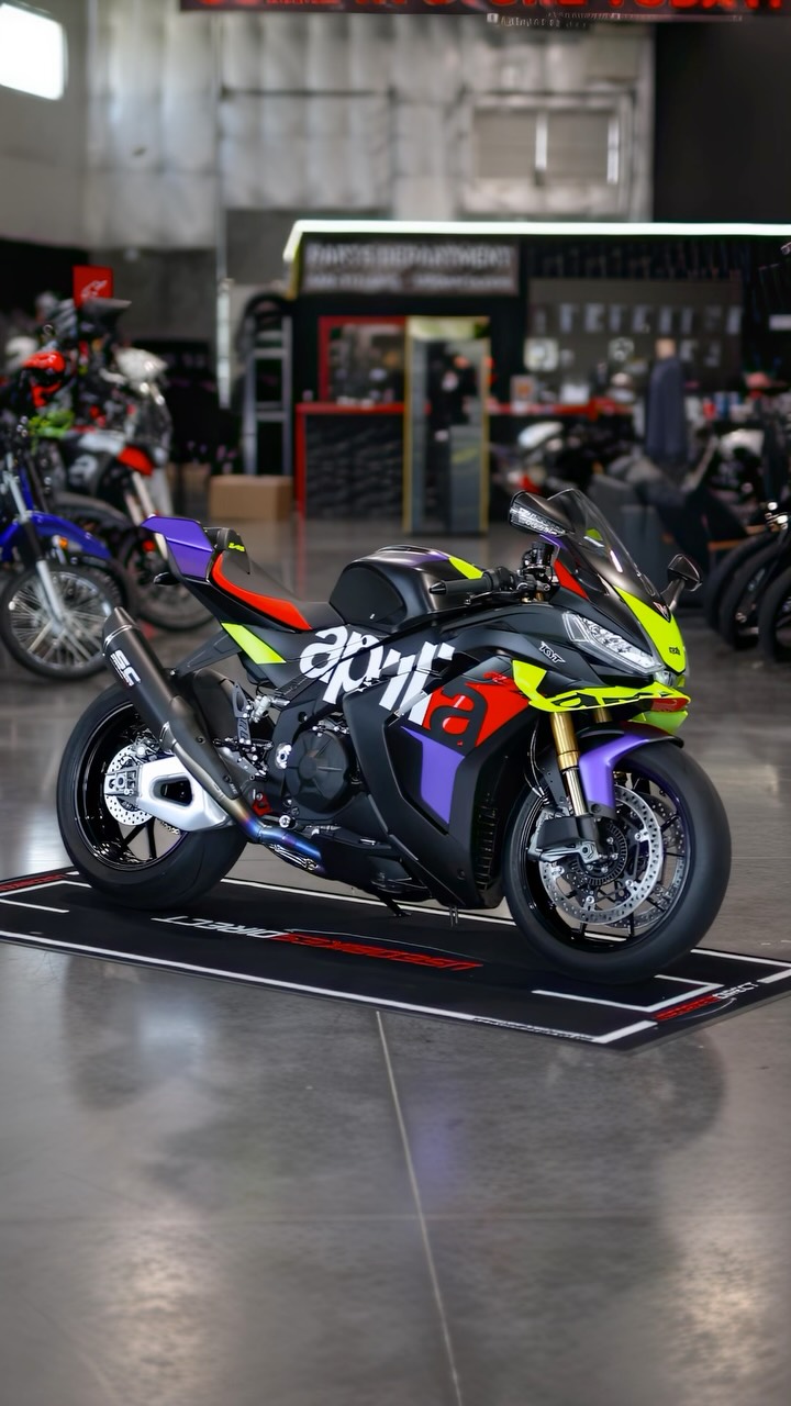 Zack Helsel 's 2026 RSV4 Factory just hit our floor ‼️ its