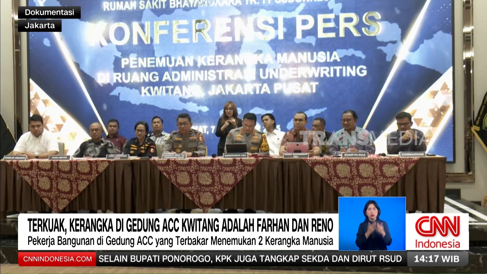 Terkuak, Kerangka DI Gedung ACC Kwitang Adalah Farhan Dan Reno- REDAKSI ...